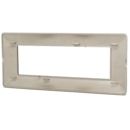 Placca in tecnopolimero 6P oro compatibile Matix
