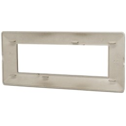 Placca in tecnopolimero 6P champagne compatibile Matix