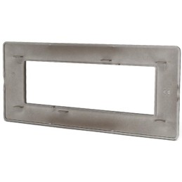 Placca 7 posti in tecnopolimero color bronzo compatibile Matix