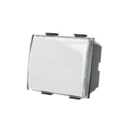 Pulsante campanello chiaro 10A 250V compatibile Bticino Matix