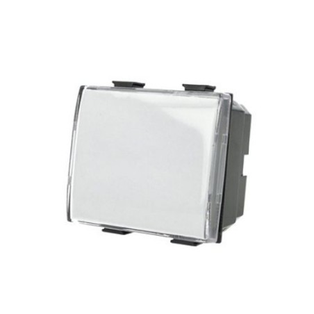 Pulsante campanello chiaro 10A 250V compatibile Bticino Matix