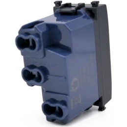 Presa bivalente 16A 250V nera compatibile Vimar Arké