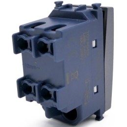 Invertitore unipolare con spia luminosa grigio compatibile Vimar Arké