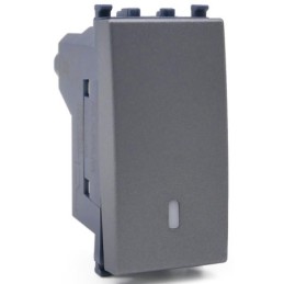 Deviatore unipolare grigio compatibile Vimar Arké