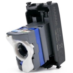 Connettore di rete RJ45 CAT6 nero compatibile Vimar Arké