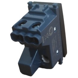 Interruttore unipolare nero compatibile Vimar Arké