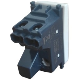 Interruttore unipolare bianco con spia compatibile Vimar Arké