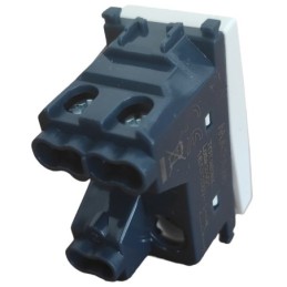 Deviatore bianco con spia compatibile Vimar Arké