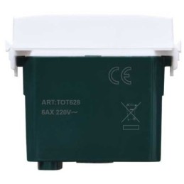 Ronzatore 6AX 220V Bianco compatibile Vimar Plana