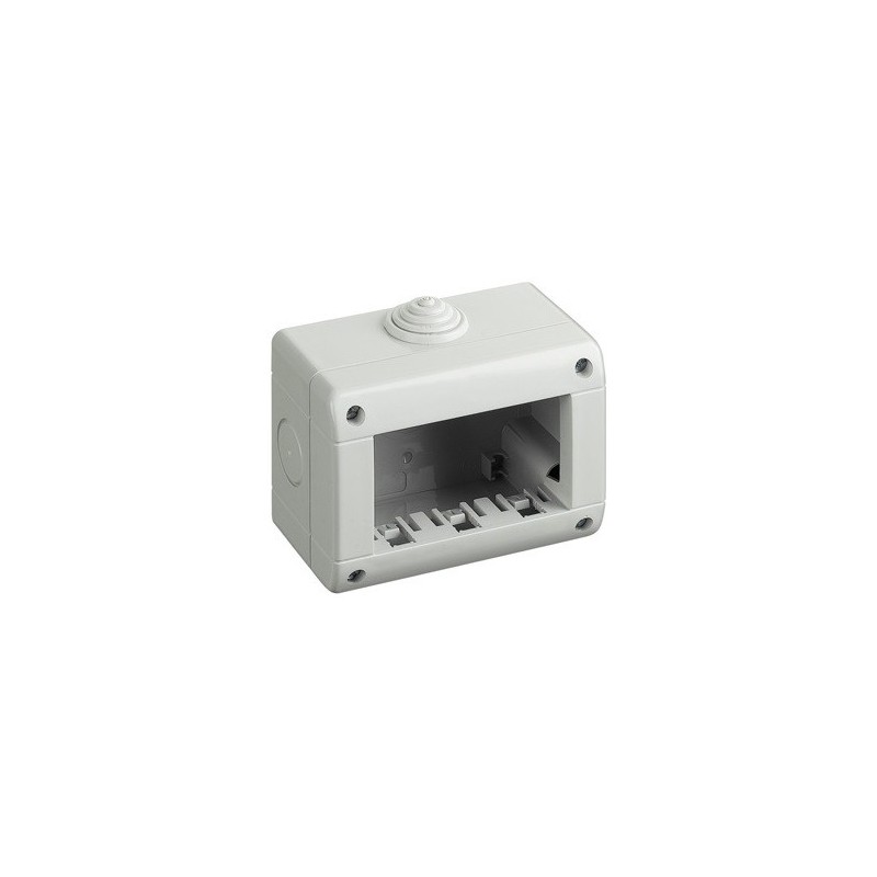Box 3 moduli 10x8cm Bianco compatibile Vimar Plana