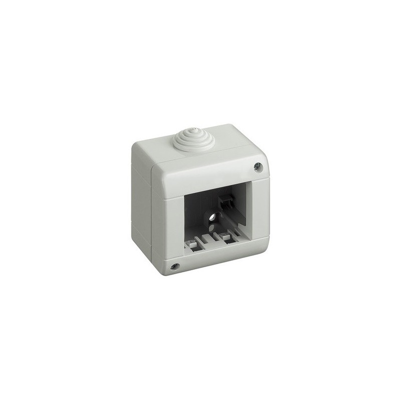 Box 2 moduli 6.5x8cm Bianco compatibile Vimar Plana