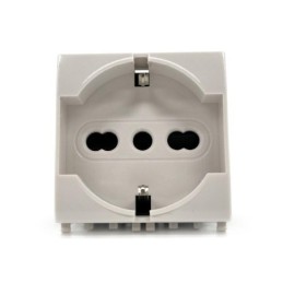 Presa schuko 2.0 bianca compatibile con serie Vimar Plana