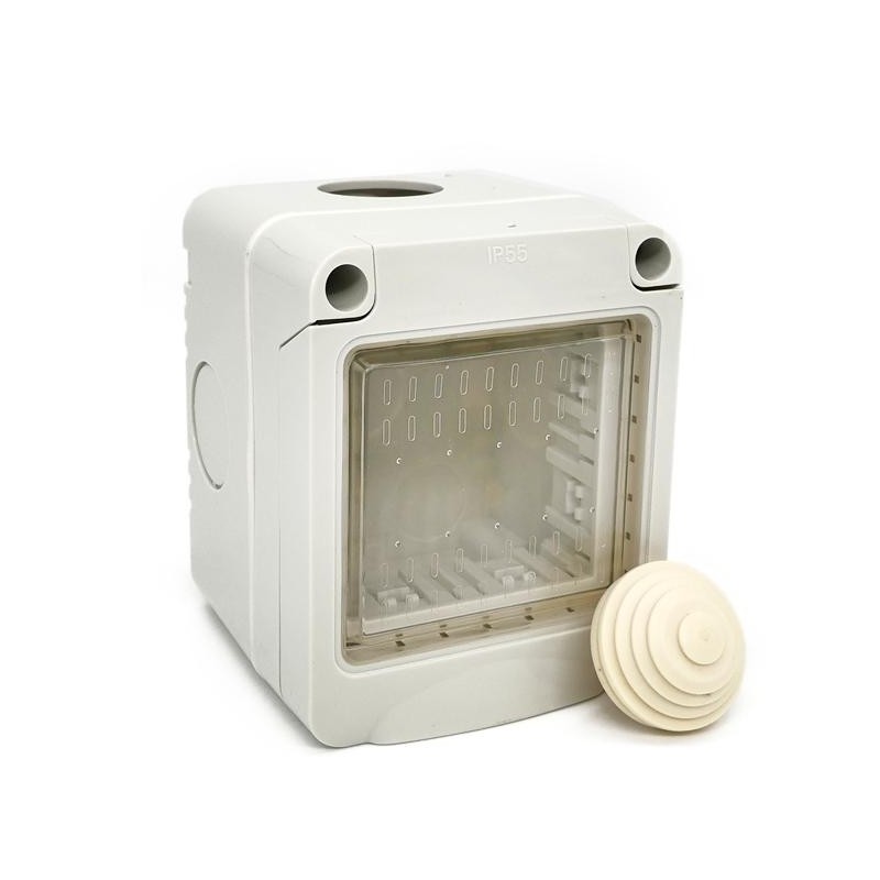 Idrobox IP55 2 moduli bianco compatibile Vimar Plana