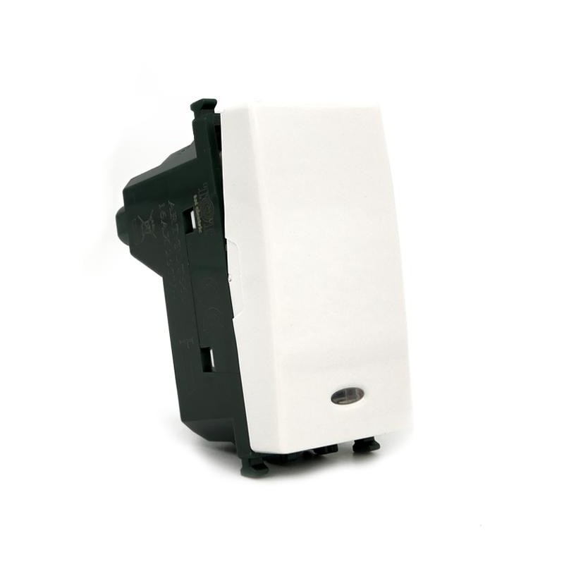 Interruttore con spia luminosa compatibile Vimar Plana