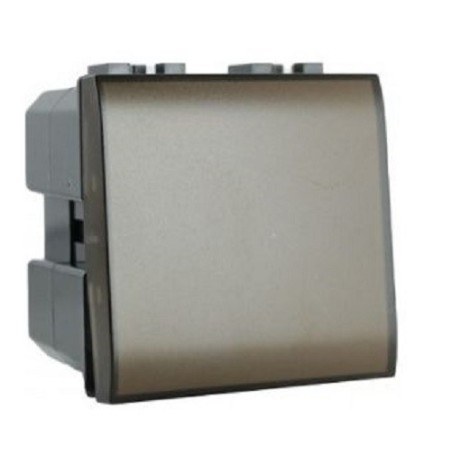 Interruttore campanello scuro 10A 250V compatibile Vimar Plana