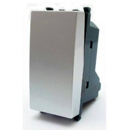 Deviatore unipolare 16A 250V grigio compatibile Vimar Plana