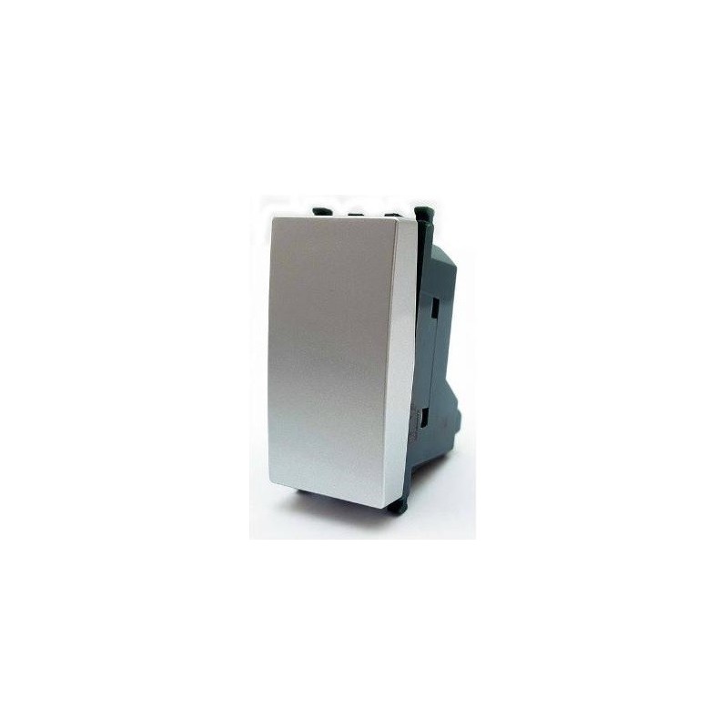 Deviatore unipolare 16A 250V grigio compatibile Vimar Plana