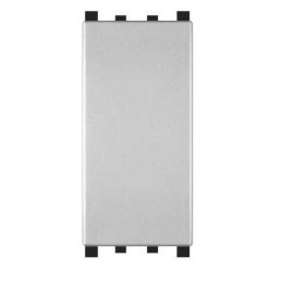Pulsante grigio 10A 250V compatibile Vimar Plana