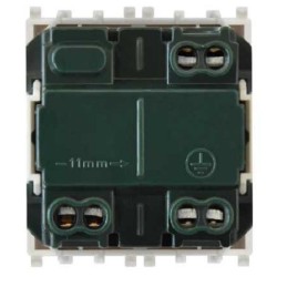 Presa Schuko 2.0 16A 250V grigia compatibile Vimar Plana
