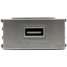 Presa USB grigia 90-265V 50/60Hz output 5V 2A compatibile Vimar Plana