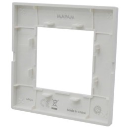 Placca 2 posti champagne Soft Touch compatibile Vimar Plana