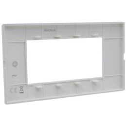 Placca 4 posti champagne  Soft Touch compatibile Vimar Plana