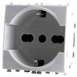 Kit 4 pezzi compatibile Vimar Plana bianco