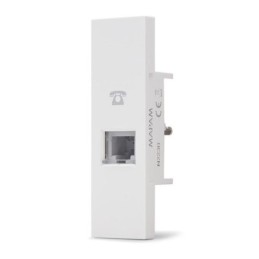 Presa telefono RJ11 bianca linea ZEN