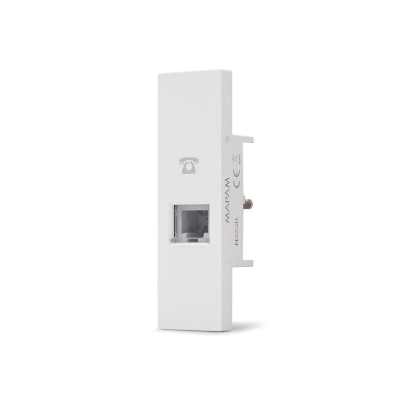 Presa telefono RJ11 bianca linea ZEN