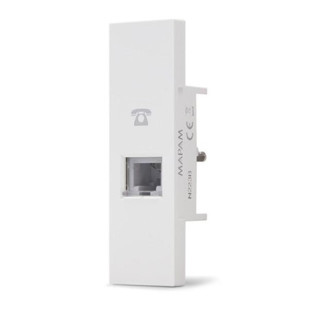 Presa telefono RJ11 bianca linea ZEN