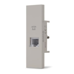 Presa telefono RJ11 sabbia linea ZEN