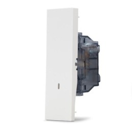 Pulsante unipolare bianco linea ZEN