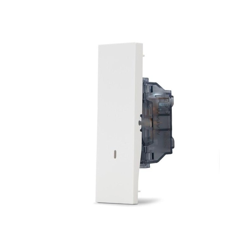 Pulsante unipolare bianco linea ZEN