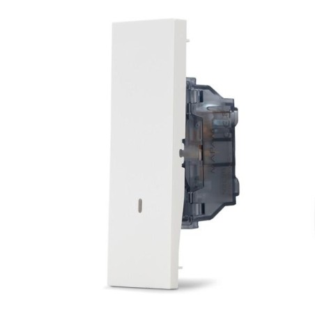 Pulsante unipolare bianco linea ZEN