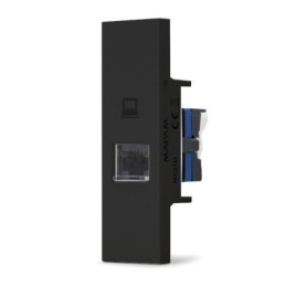 Presa di rete RJ45 Cat 6 nera linea ZEN