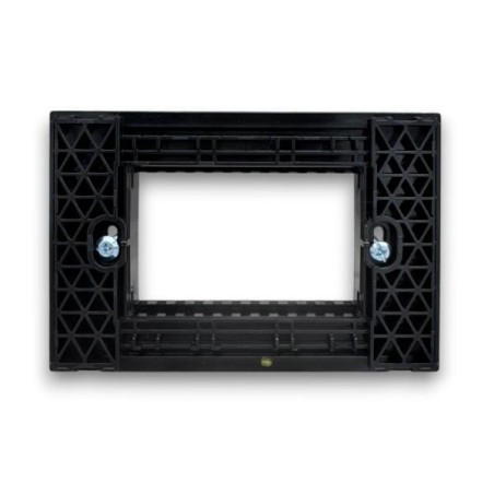 Supporto nero 3 posti linea Zen