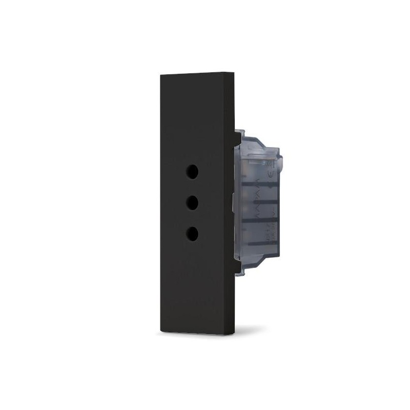 Presa 10A nera linea ZEN