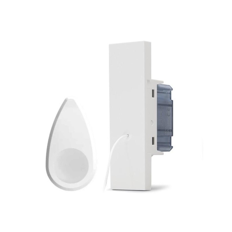 Pulsante tirante bagno unipolare bianco linea ZEN