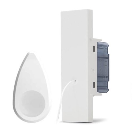 Pulsante tirante bagno unipolare bianco linea ZEN