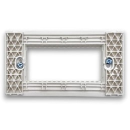 Supporto bianco 4 posti linea Zen