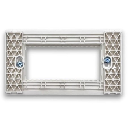 Supporto bianco 4 posti linea Zen