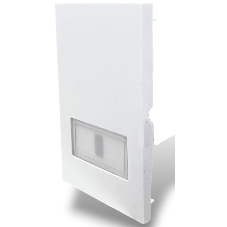 Cover campanello 2 moduli bianco  linea ZEN