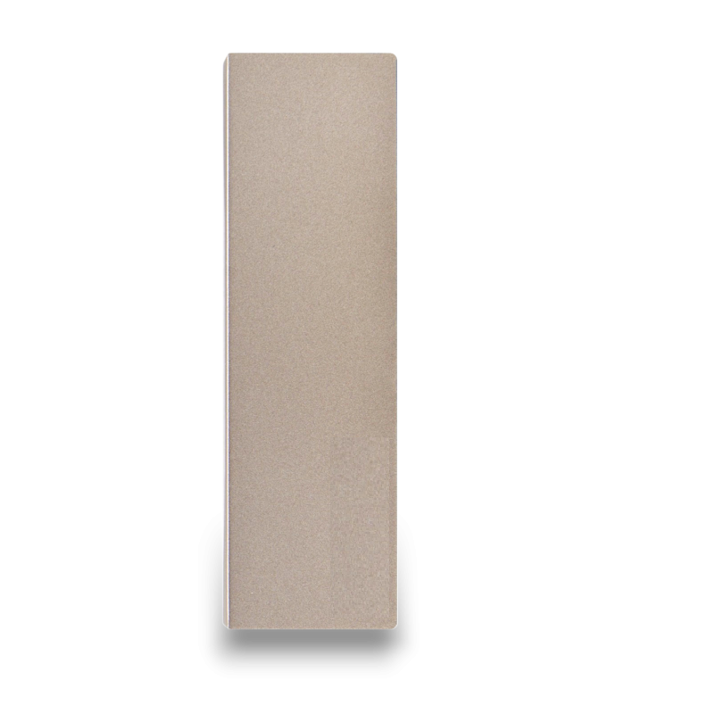 Modulo placca champagne metallizzato linea ZEN