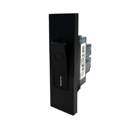 Interruttore bipolare nero linea ZEN