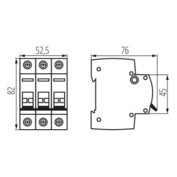 Sezionatore KMI-3 25A 3P Kanlux