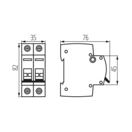 Sezionatore KMI-2 40A 2P 400V Kanlux