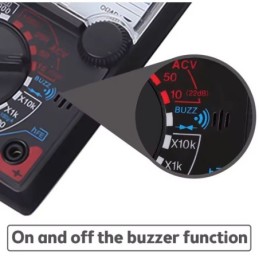 Tester analogico multimetro display classico a lancetta