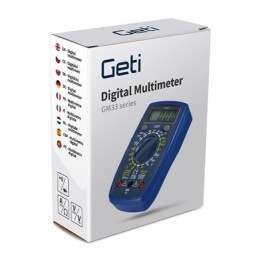Multimetro digitale con puntali GM33B Geti