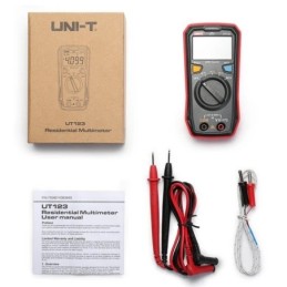 Multimetro digitale tascabile con sonda di temperatura UT123T UNI-T