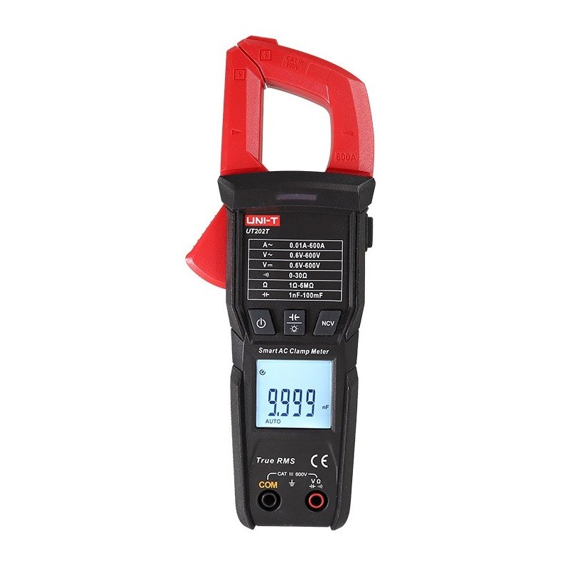 Pinza amperometrica 600V AC/DC 600A AC UT202T UNI-T